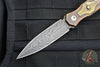 Blackside Customs Starlingear Colaboration- Copper Handled Phase 7- Double Edge Damascus Dagger - One Off Art Deco