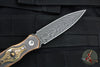 Blackside Customs Starlingear Colaboration- Copper Handled Phase 7- Double Edge Damascus Dagger - One Off Art Deco
