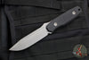 Blackside Customs Plan B Fixed Blade- Gray Matter Finish- Black G-10 Scales BSC-PB-GM-BLKG10