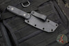 Blackside Customs Plan B Fixed Blade- Gray Matter Finish- Black G-10 Scales BSC-PB-GM-BLKG10