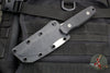 Blackside Customs Plan B Fixed Blade- Gray Matter Finish- Black G-10 Scales BSC-PB-GM-BLKG10