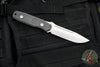 Blackside Customs Plan B Fixed Blade - Stonewash Finish- Carbon Fiber Scales BSC-PB-SW-CF