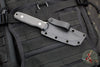 Blackside Customs Plan B Fixed Blade - Stonewash Finish- Carbon Fiber Scales BSC-PB-SW-CF