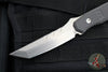 Blackside Customs- Kimura Fixed Blade - Stonewash Finish- Carbon Fiber Scales BSC-K1-SW-CF