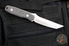 Blackside Customs- Kimura Fixed Blade - Stonewash Finish- Carbon Fiber Scales BSC-K1-SW-CF