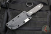 Blackside Customs- Kimura Fixed Blade - Stonewash Finish- Carbon Fiber Scales BSC-K1-SW-CF