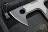 Blackside Customs Rykochet- Tomahawk- Black PVD Finished- Gray Matter Finished Titanium Handle Scale- Gray Matter Titanium Head Scales- Titanium Hardware BSC-T-BLK-GMTI-GMTI