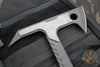 Blackside Customs Rykochet- Tomahawk- Black PVD Finished- Gray Matter Finished Titanium Handle Scale- Gray Matter Titanium Head Scales- Titanium Hardware BSC-T-BLK-GMTI-GMTI