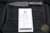 Blackside Customs Fedele X- Tanto Edge- Black DLC Blade- Carbon Fiber Scales- Blue Titanium Hardware BSC-FX-DLC-CF