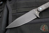 Blackside Customs Fedele X- Tanto Edge- Black DLC Blade- Carbon Fiber Scales- Blue Titanium Hardware BSC-FX-DLC-CF