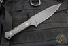 Blackside Customs Fedele X- Tanto Edge- Black DLC Blade- Carbon Fiber Scales- Blue Titanium Hardware BSC-FX-DLC-CF
