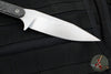 Blackside Customs Fedele X- Tanto Edge- Stonewash with Carbon Fiber Scales BSC-FX-SW-CF