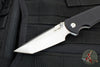 Chaves Knives Liberation 229- Tanto Edge - Black G-10 And Titanium Handle- Satin Belt Finished Blade
