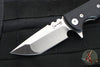 Chaves Knives T.A.K. Flipper - Tanto Edge- Black G-10 Scale