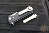 Chaves Knives T.A.K. Flipper - Tanto Edge- Black G-10 Scale