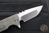 Chaves Knives T.A.K. Flipper - Tanto Edge- OD Green Micarta Scales