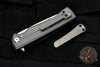 Chaves Knives Street Liberation- Drop Point - Black G-10 And Titanium Handle- Satin