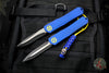 X-Men Heretic Manticore-X Series - Cyclops Edition DLC Two-Tone Double Edge OTF Auto With Special Blue Aluminum Chassis Special Harding Bead  H032-11A-CYCLOPS