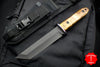 Dwyer Custom Goods BC-B Fixed Tanto Edge with Spalted Maple Handle ZircTi Fitted Guard