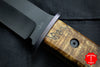 Dwyer Custom Goods BC-B Fixed Tanto Edge with Spalted Maple Handle ZircTi Fitted Guard