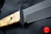 Dwyer Custom Goods BC-B Fixed Tanto Edge with Spalted Maple Handle ZircTi Fitted Guard