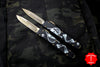 Microtech DEATH CARD Ultratech OTF Knife- Double Edge- Bronze Apocalyptic Blade 122-13 DCS