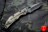 Duane Dwyer Custom Goods BBN-L custom folder USS New Jersey Teak Wood Handle Black Modified Recurve V-Grind Blade