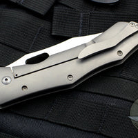 Ed Cope SR33 Blasted Titanium with Satin Finished Sheepsfoot Blade