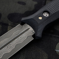 Elishewitz Custom Knives 4" Boot Dagger -Spear Point-Nichols XHP Core Damascus