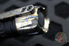 Heretic Prototype Flashlight- Flamed Titanium- Green Turbo Glow