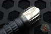 Heretic Prototype Flashlight- Flamed Titanium- Green Turbo Glow