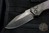 Heretic Wraith OTS Auto- Single Edge- Purple Camo Carbon Fiber Handle- DLC Black Bolster Two Tone DLC Blade H000-6A-PUCF