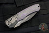 Heretic Wraith OTS Auto- Single Edge- Purple Camo Carbon Fiber Handle- DLC Black Bolster Two Tone DLC Blade H000-6A-PUCF