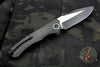 Heretic Wraith OTS Auto Single Edge Carbon Fiber Handles Jade G-10 Bolster Black Battleworn Blade H000-8A-JADE