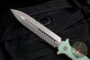 Heretic Nephilim Double Edge Fixed Blade - Battleworn with Jade G-10 Scales H003-5A-JADE