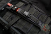 Heretic Nephilim Double Edge Fixed Blade - Black DLC with Red/Black G-10 Scales H003-6A-REDBLK
