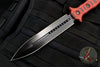 Heretic Nephilim Double Edge Fixed Blade - Black DLC with Red/Black G-10 Scales H003-6A-REDBLK