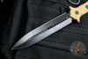 Heretic Nephilim Double Edge Fixed Blade - Battleworn Black with FDE G-10 Scales H003-8A-FDE