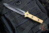 Heretic Nephilim Double Edge Fixed Blade - Battleworn Black with FDE G-10 Scales H003-8A-FDE