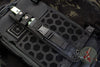 Heretic Nephilim Double Edge Fixed Blade - Battleworn Black with Jade Green G-10 Scales H003-8A-JADE