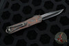 Heretic Manticore-S OTF Auto- Bowie Edge- Orange Camo Carbon Fiber Backcover- DLC Black Blade H022B-6A-ORCF