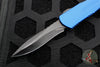 Heretic Manticore-S OTF Knife- Recurve Edge- Blue Ano/Blue Camo Carbon Handle- Black DLC Blade H025-6A-BLU/CF