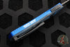 Heretic Manticore-S OTF Knife- Recurve Edge- Blue Ano/Blue Camo Carbon Handle- Black DLC Blade H025-6A-BLU/CF