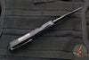 Heretic Manticore-E OTF Auto- Bowie Edge- Purple Camo Carbon Fiber Bottom - DLC Part Serrated Edge H026B-6B-PUCF
