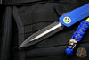 X-Men Heretic Manticore-X Series - Cyclops Edition DLC Two-Tone Double Edge OTF Auto With Special Blue Aluminum Chassis Special Harding Bead  H032-11A-CYCLOPS