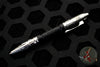Heretic Thoth Pen- Stonewashed Titanium Tail and End Cap-Black Aluminum Barrel-Blue Bolt