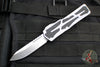 Heretic Colossus OTF Auto- Single Edge- Gray Handle- Stonewash Plain Edge H039-2A-GRAY