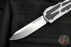 Heretic Colossus OTF Auto- Single Edge- Gray Handle- Stonewash Plain Edge H039-2A-GRAY