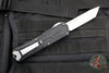 Heretic Colossus OTF Auto- Tanto Edge- Black Handle- Stonewash Plain Edge H040-2A