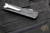 Heretic Colossus OTF Auto- Tanto Edge- Black Handle- Stonewash Plain Edge H040-2A